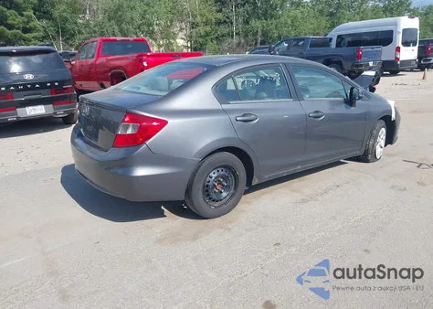 2012 Honda Civic Lx из США, поврежденный, VIN 2HGFB2F50CH558046